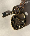 Heart Lock & Key Necklace