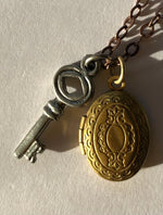 Locket & Key Necklace