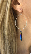 Aura Blue Quartz Earrings