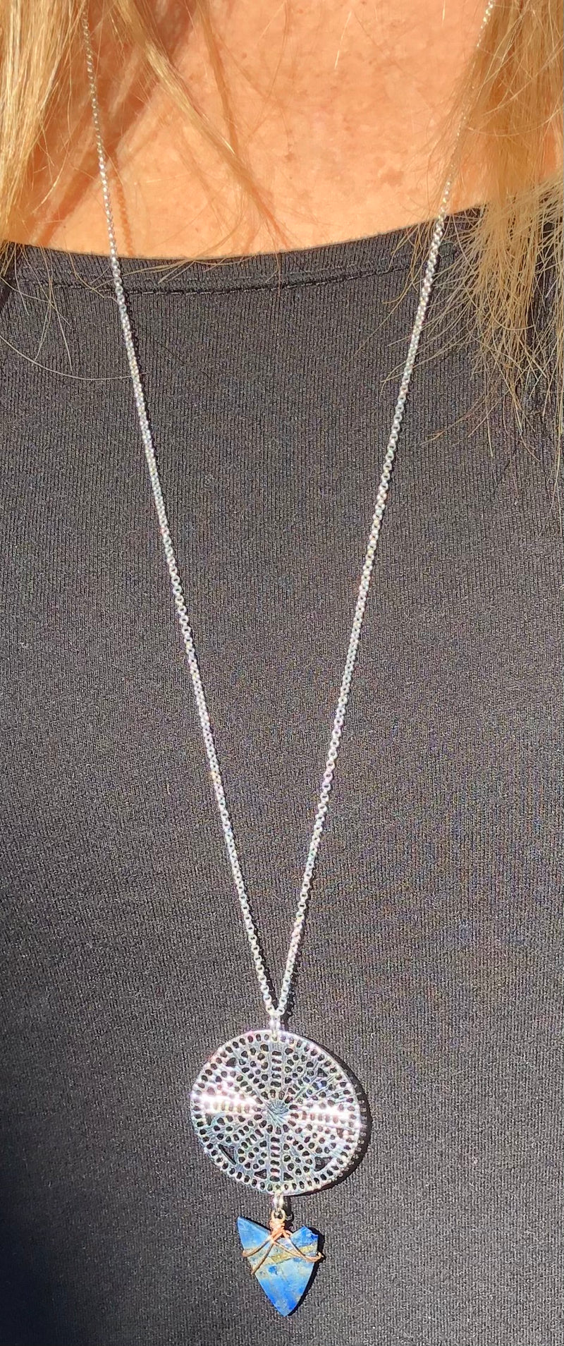 Lapis & Silver Necklace